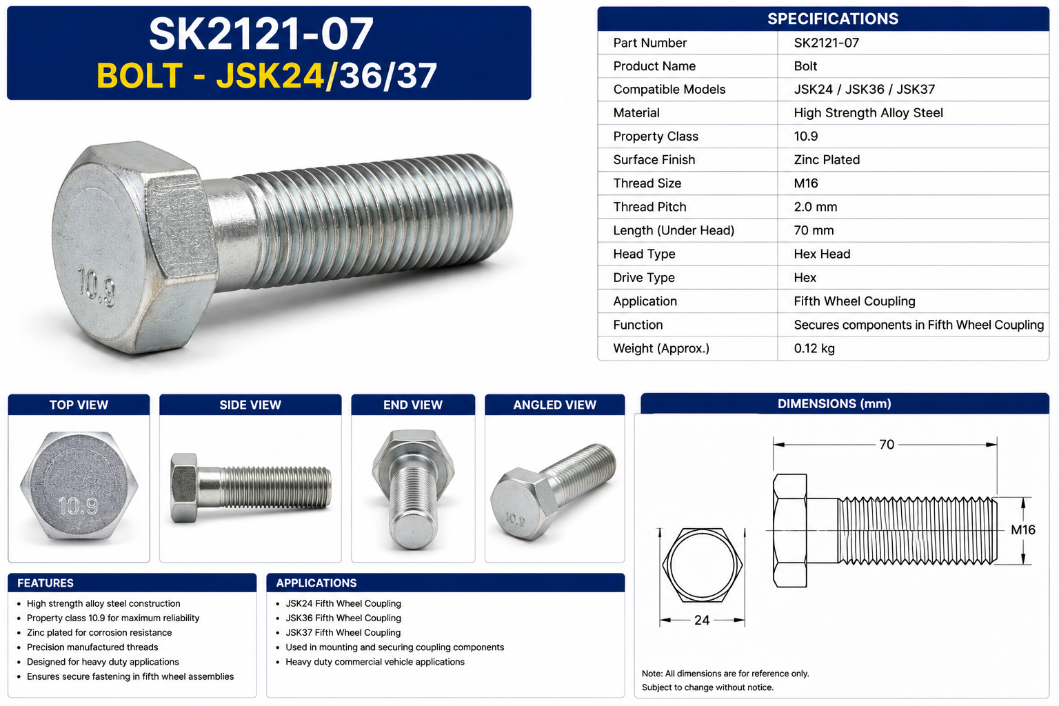 BOLT - JSK24/36/37